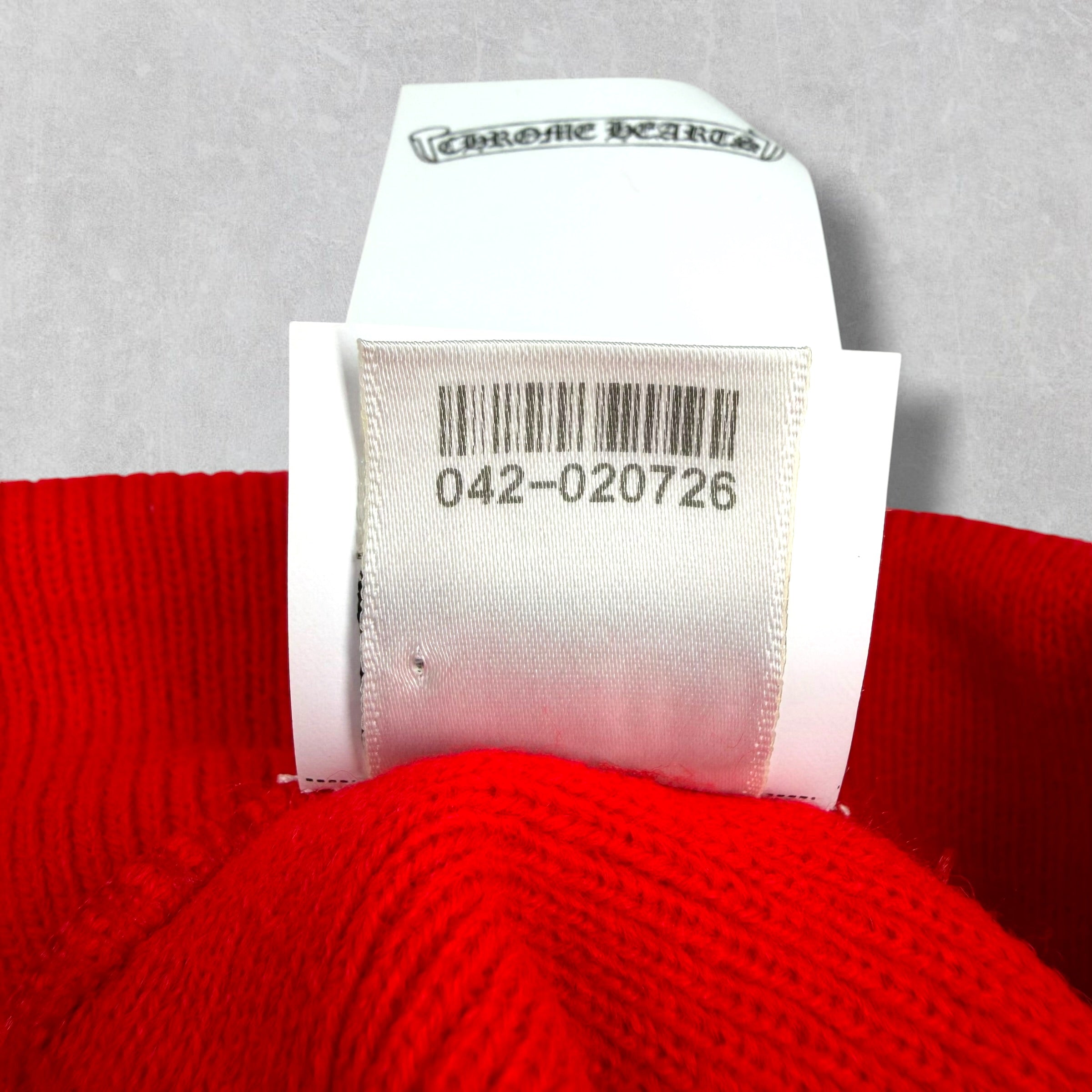 Chrome Hearts Logo Beanie Red