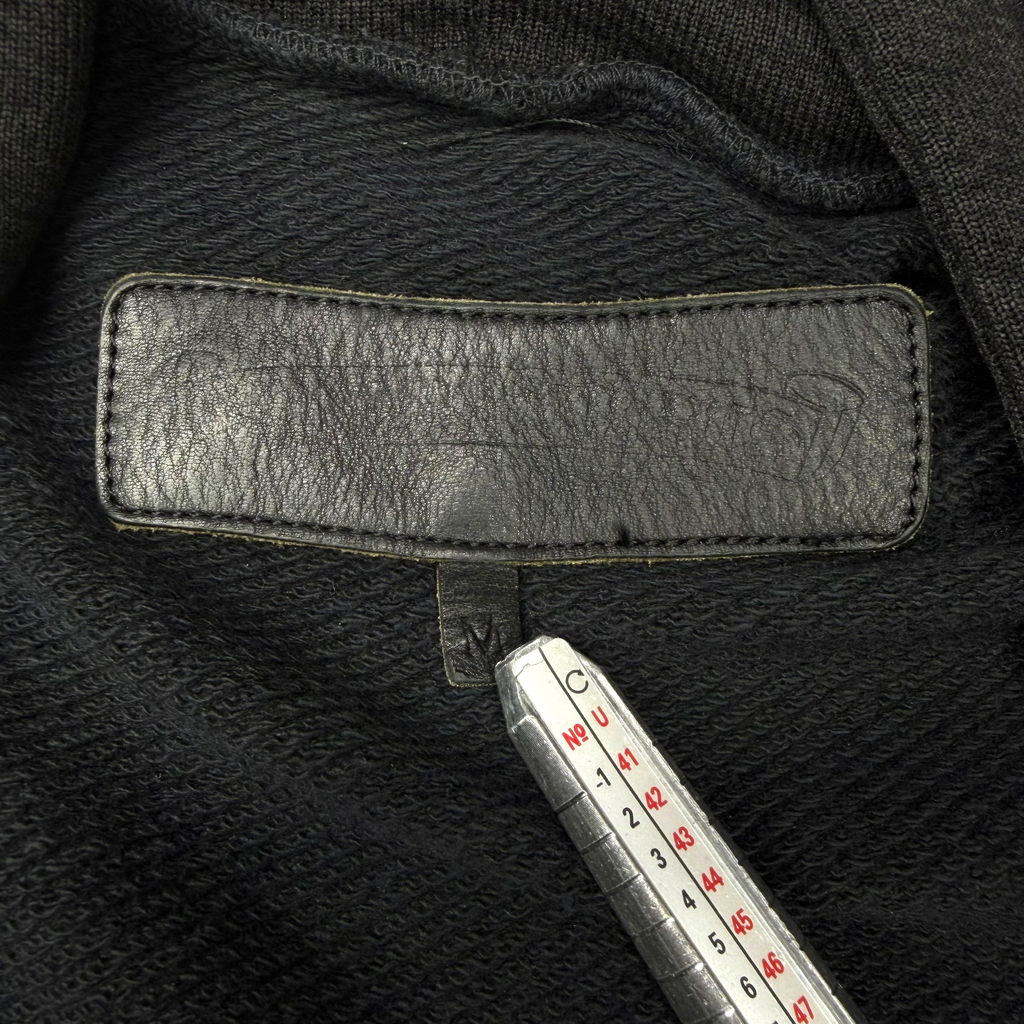 Chrome Hearts Plus Cross Leather Patch Thermal Zip Up M