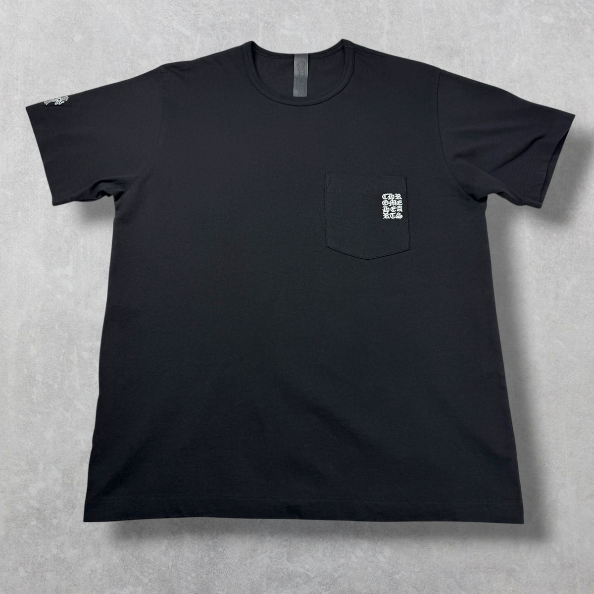 Chrome Hearts DRP Y Not Embroidered Black Tee L