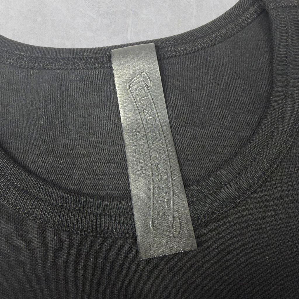 Chrome Hearts DRP Y Not Embroidered Black Tee L