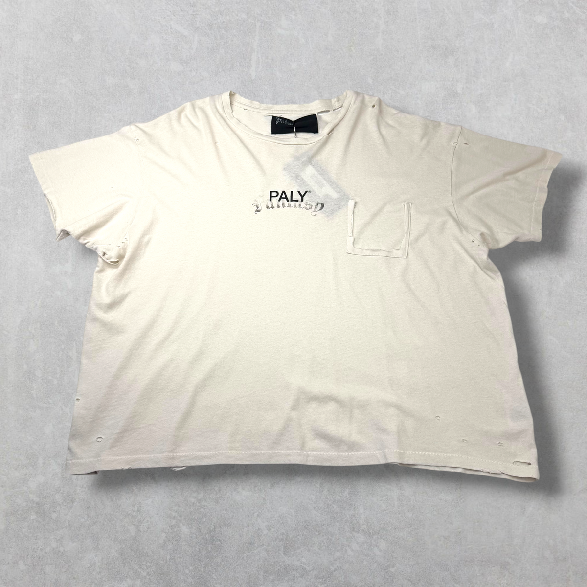 Paly Hollywood Core Logo Tee Vintage Cream XL