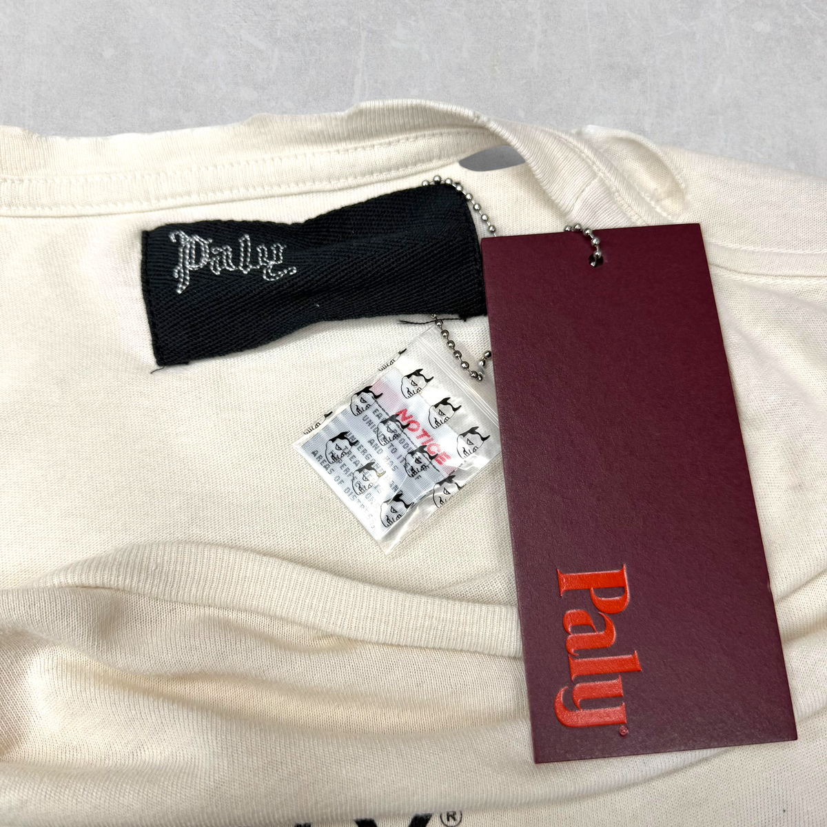 Paly Hollywood Core Logo Tee Vintage Cream XL