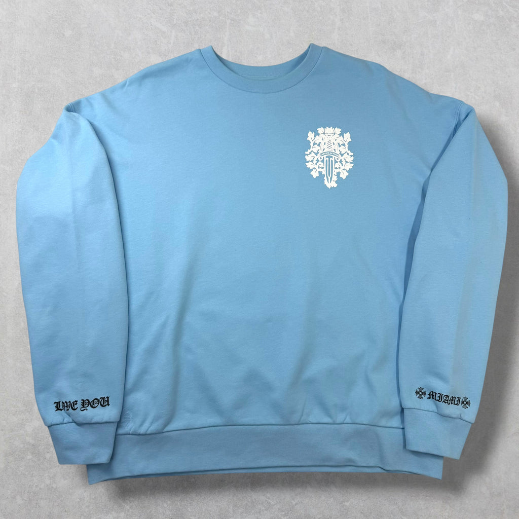 Chrome hearts Miami Art Basel Exclusive Dagger Crewneck XL