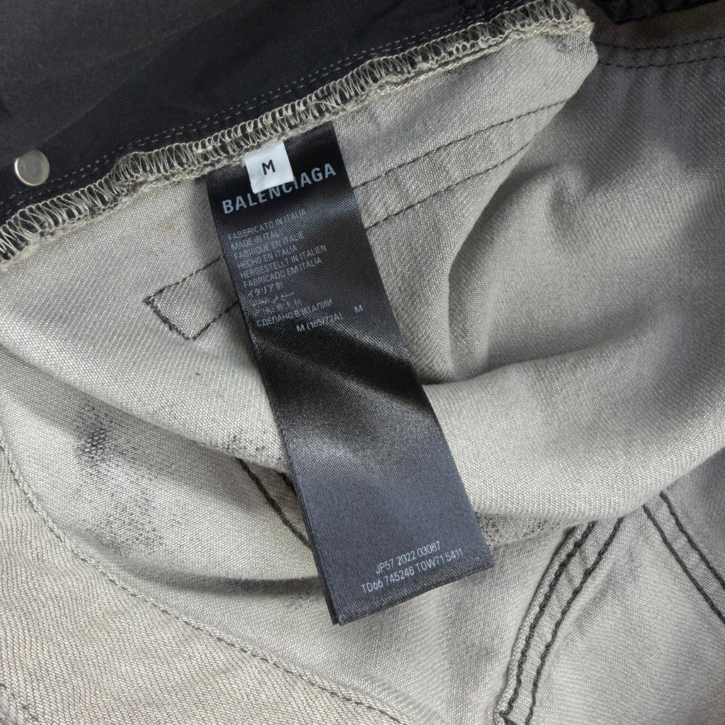 Balenciaga Super Destroyed Baggy Grey Jeans M (34)