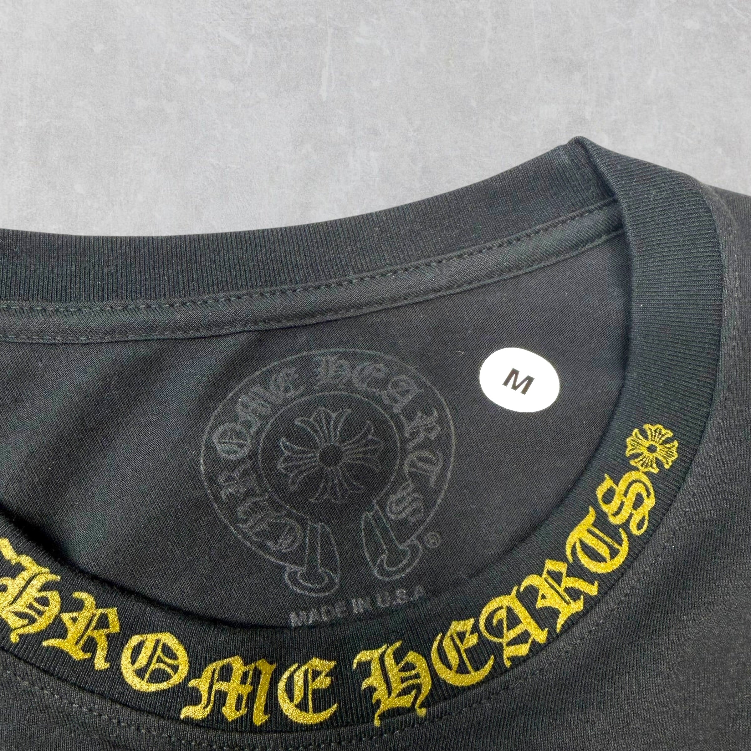 Chrome hearts Olive Neck Logo L/S M