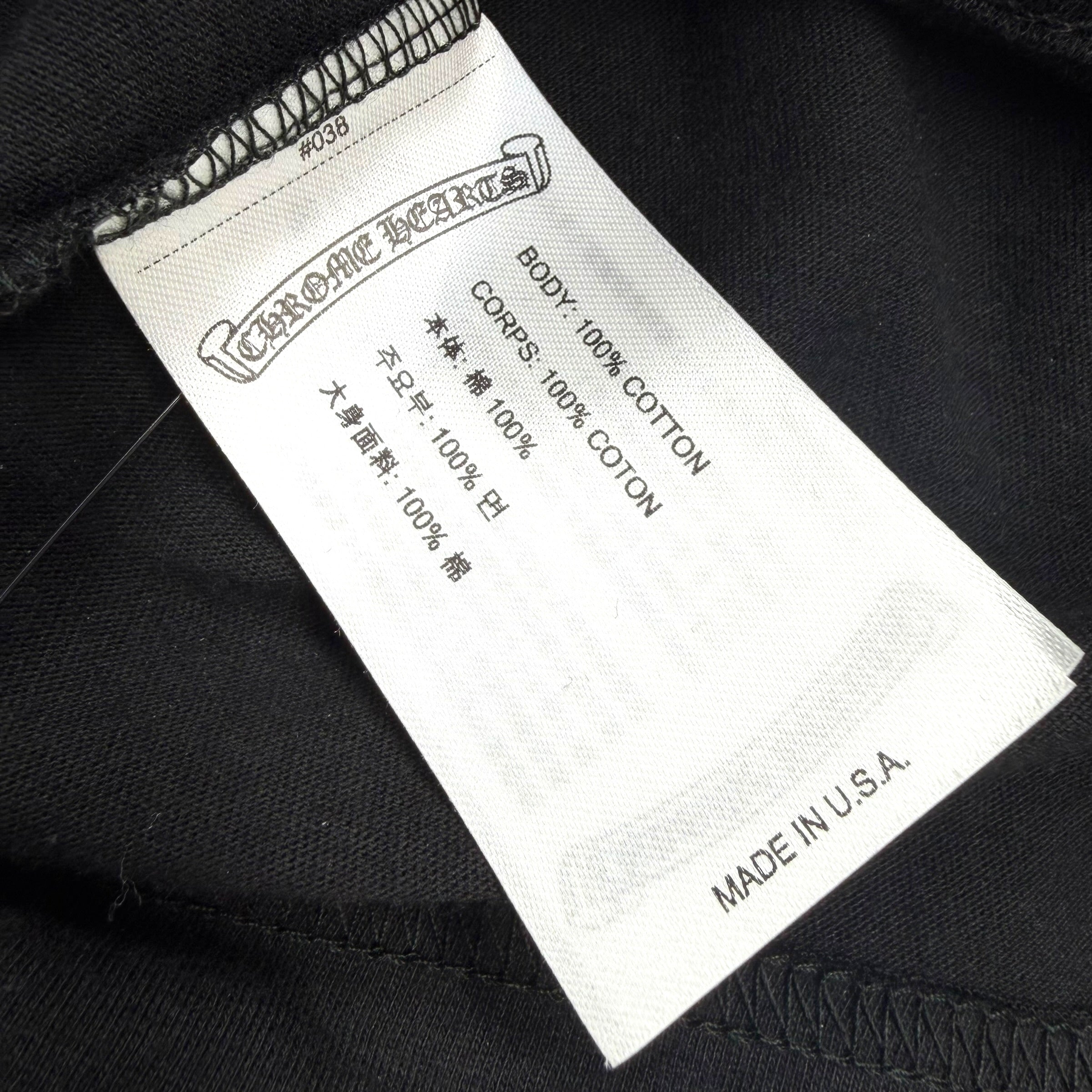 Chrome hearts Olive Neck Logo L/S M