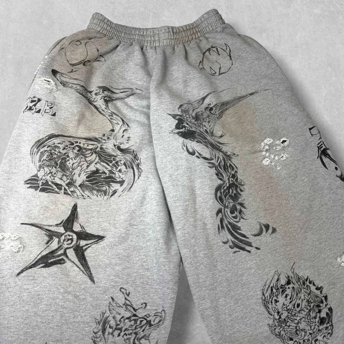 Balenciaga Dirty Tattoo Sweatpants XXS