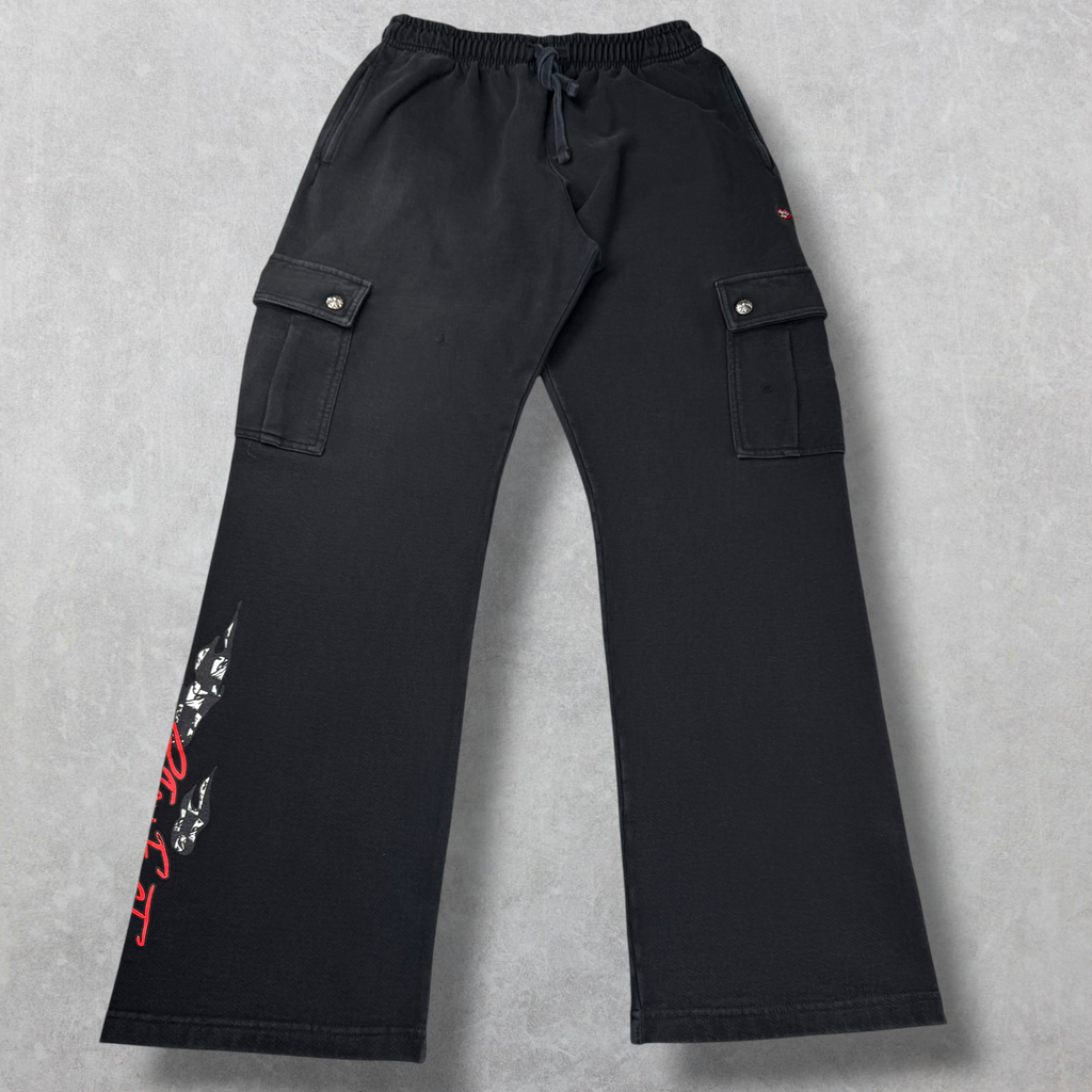 Chrome Hearts Matty Boy 'Stay Fast' Cargo Sweats L