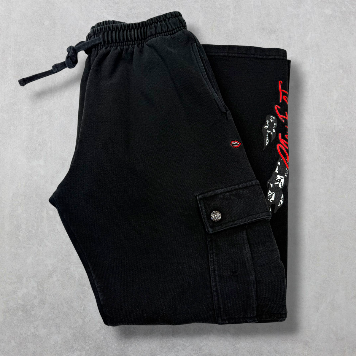 Chrome Hearts Matty Boy 'Stay Fast' Cargo Sweats L