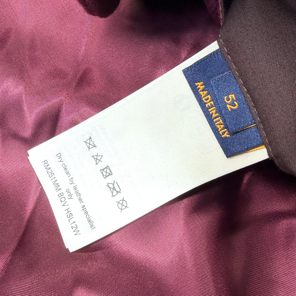 Louis Vuitton Embroidered Calfskin Varsity Jacket 52 (L)