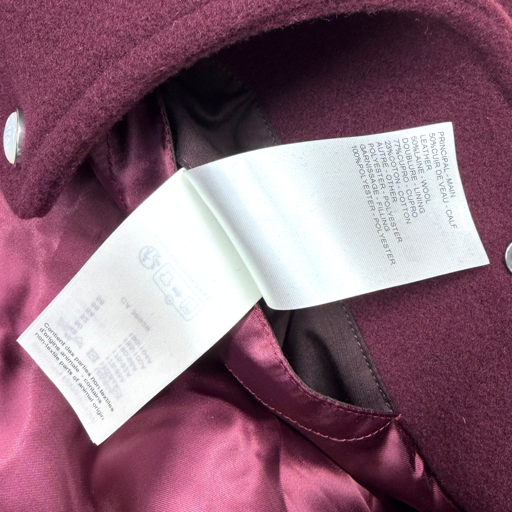 Louis Vuitton Embroidered Calfskin Varsity Jacket 52 (L)