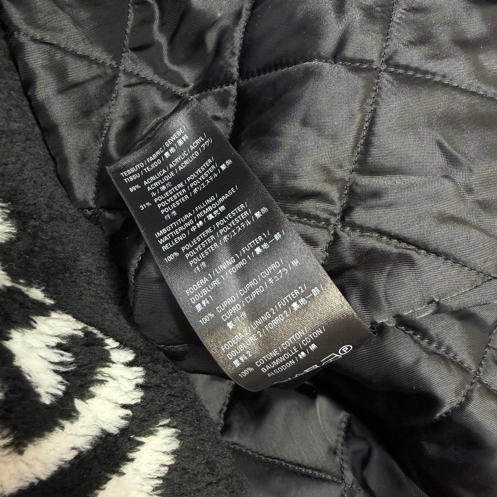 Balenciaga Logo Faux Fur Coat 44 (XL)