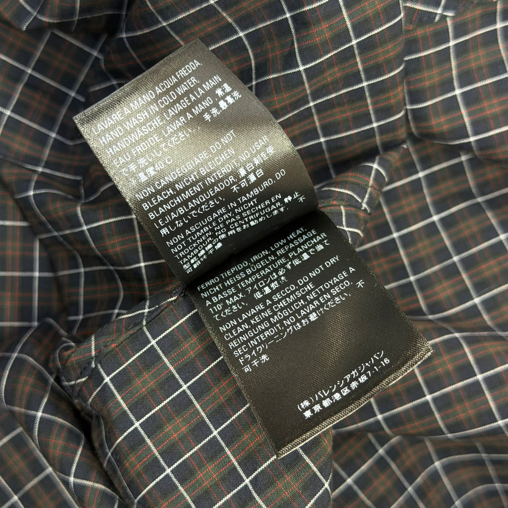 Balenciaga Swing Checkerboard Shirt 36 (S)