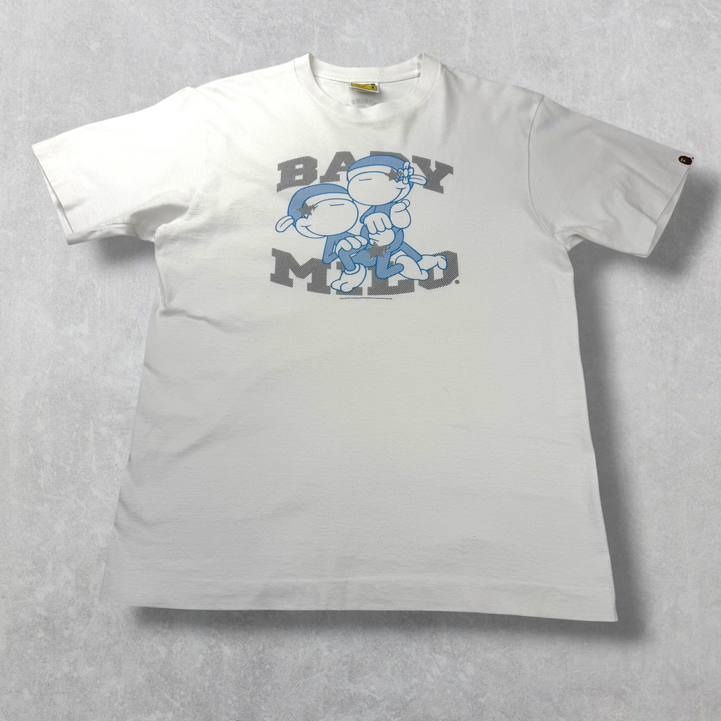 Bape Blue Baby Milo & Lisa Sex tee M