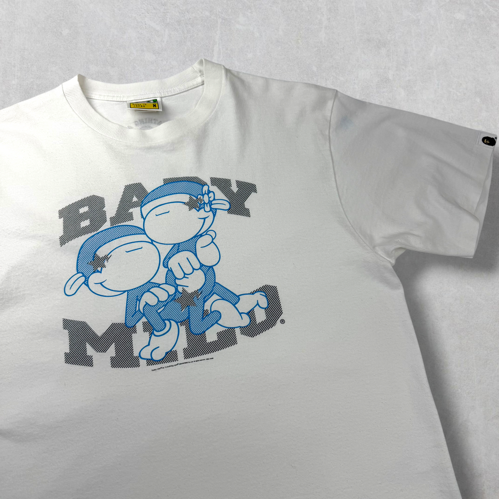 Bape Blue Baby Milo & Lisa Sex tee M