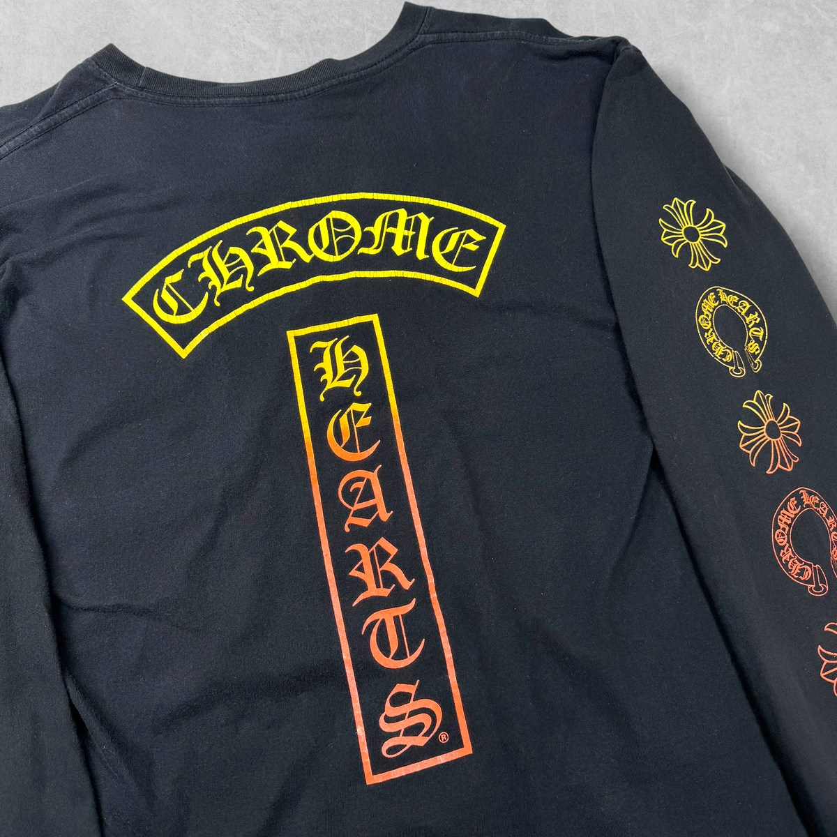 Chrome Hearts Gradient Long Sleeve Tee L