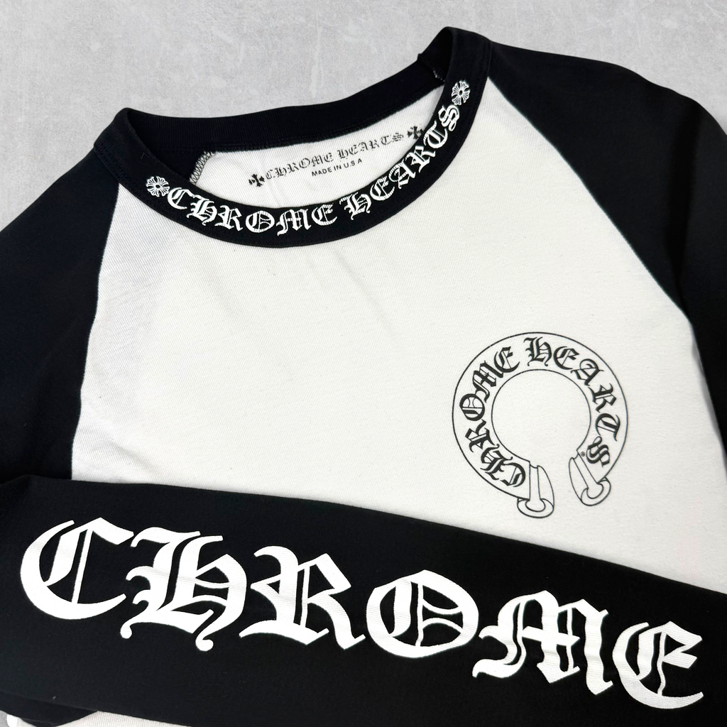 Chrome Hearts CH Black Baseball Shirt M