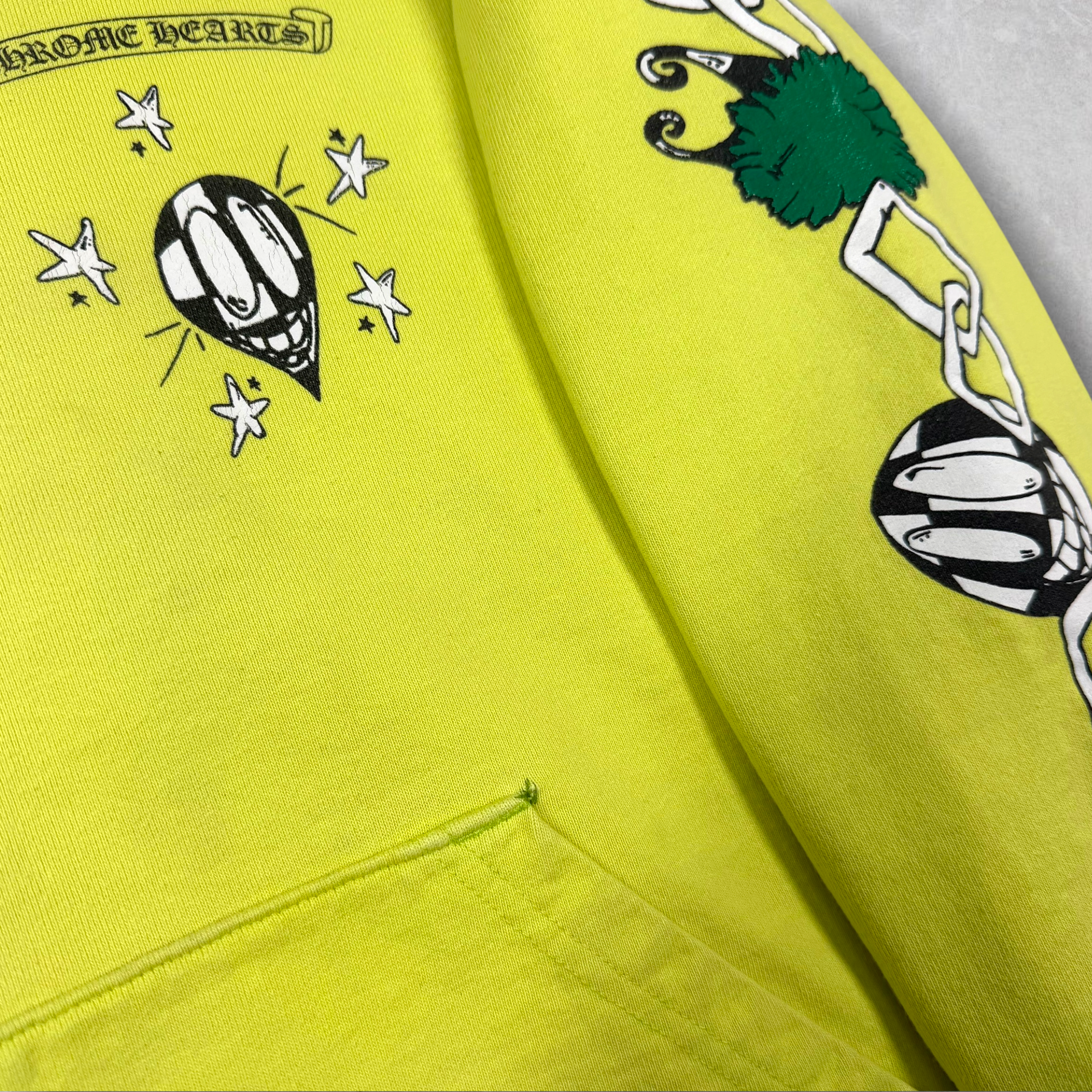 Chrome Hearts Matty Boy Link Neon Hoodie L (M)