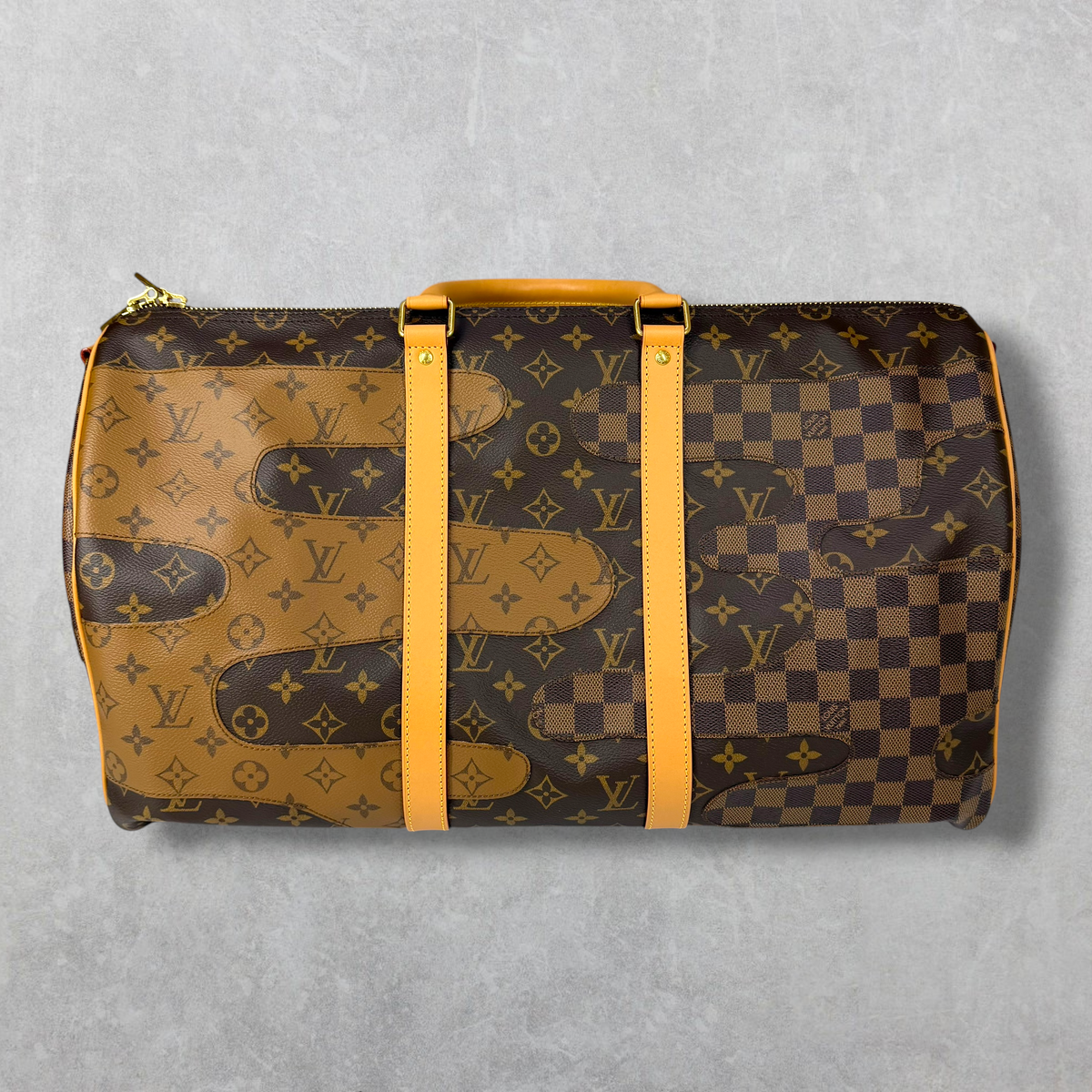 Louis Vuitton x Nigo Keepall Bandouliere 50 Brown