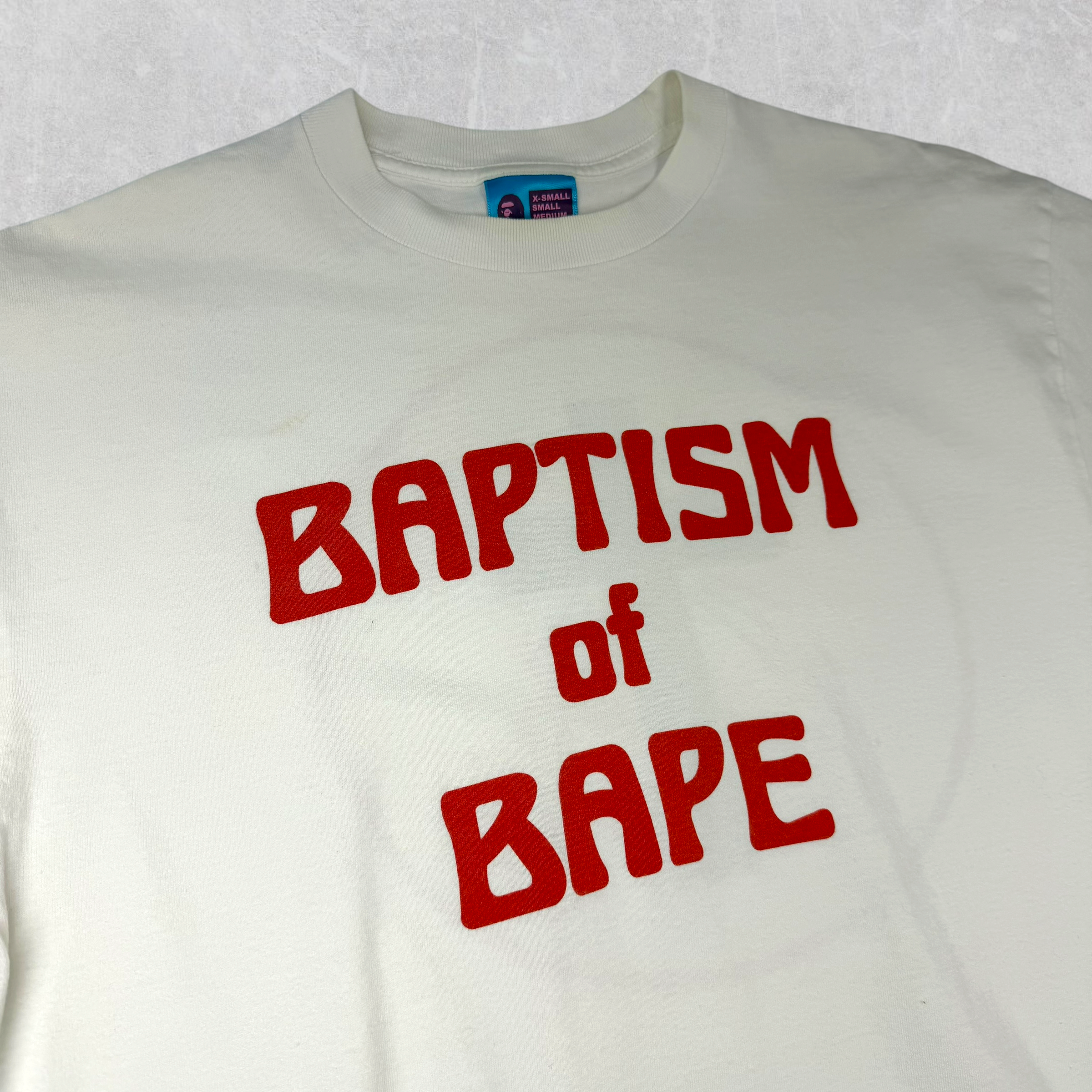 Bape x Fragment Design "Baptism of Bape" Tee L
