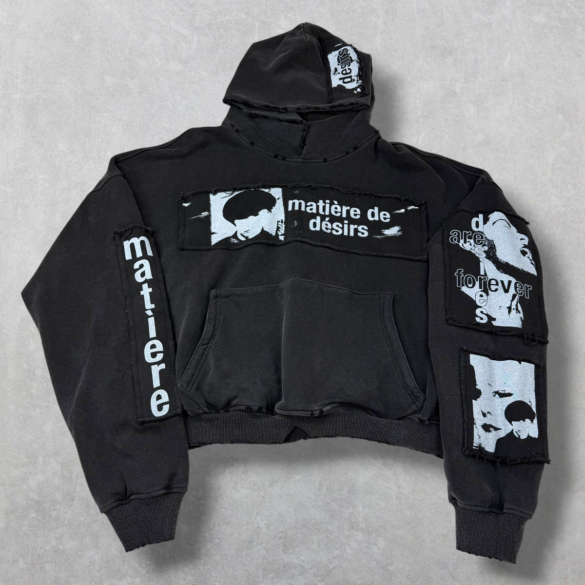 Matière de Désirs Encore Trashed Hoodie XXL