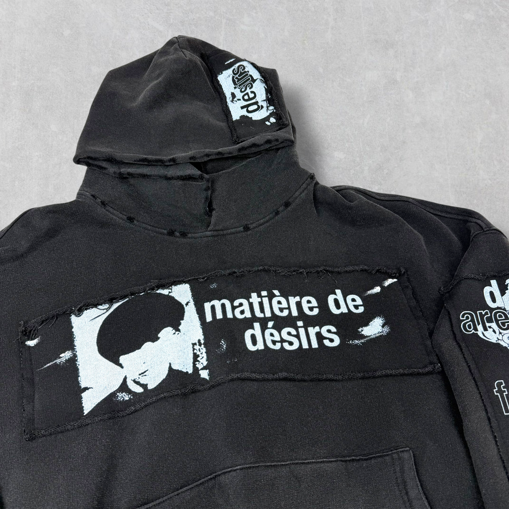 Matière de Désirs Encore Trashed Hoodie XXL
