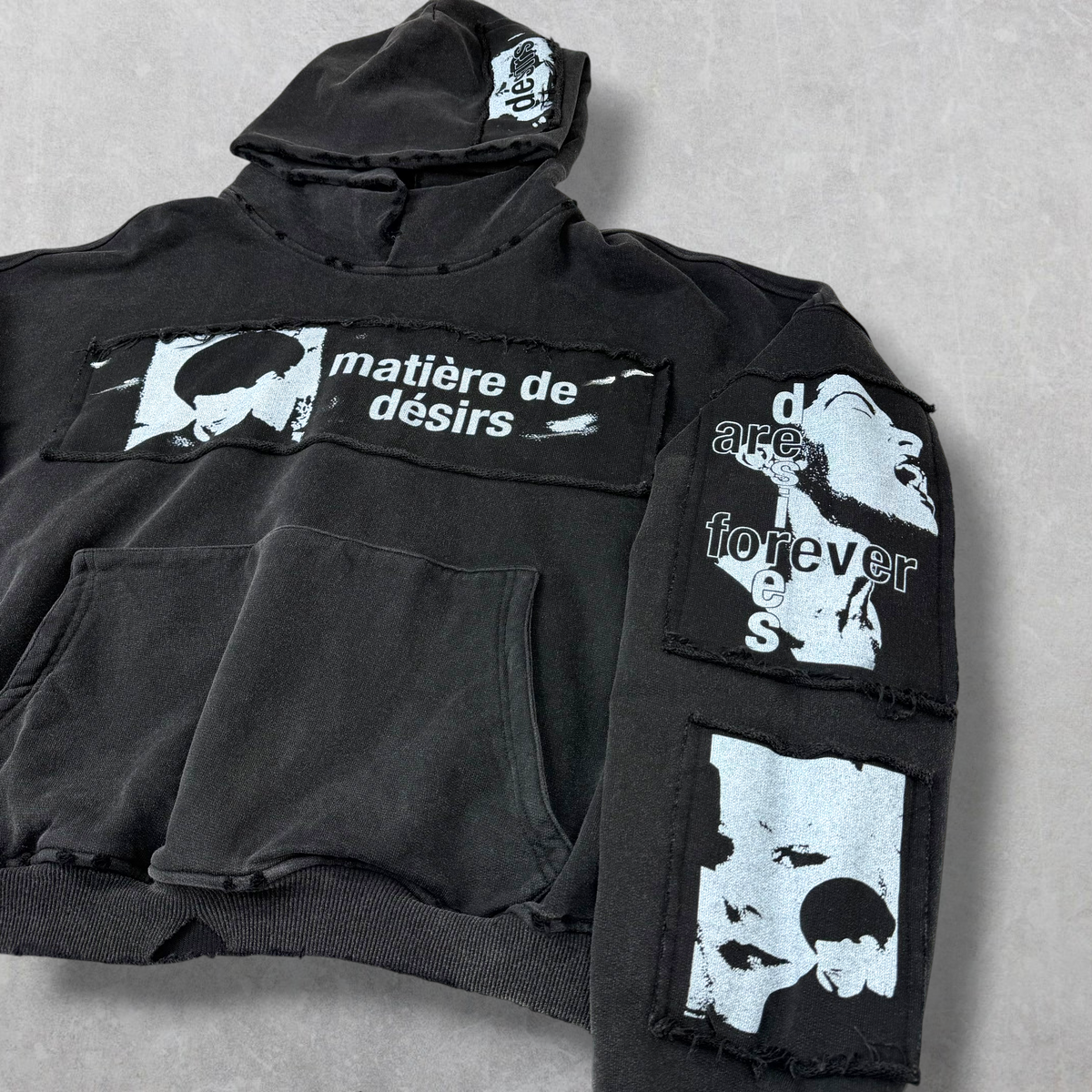 Matière de Désirs Encore Trashed Hoodie XXL