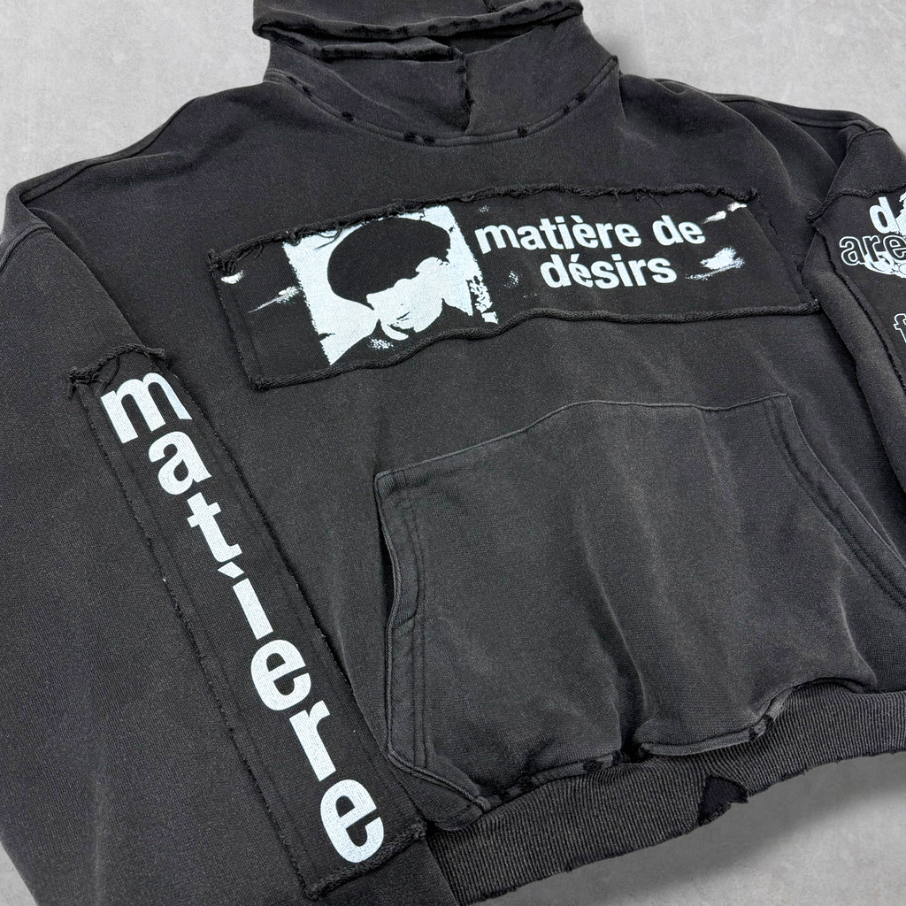 Matière de Désirs Encore Trashed Hoodie XXL