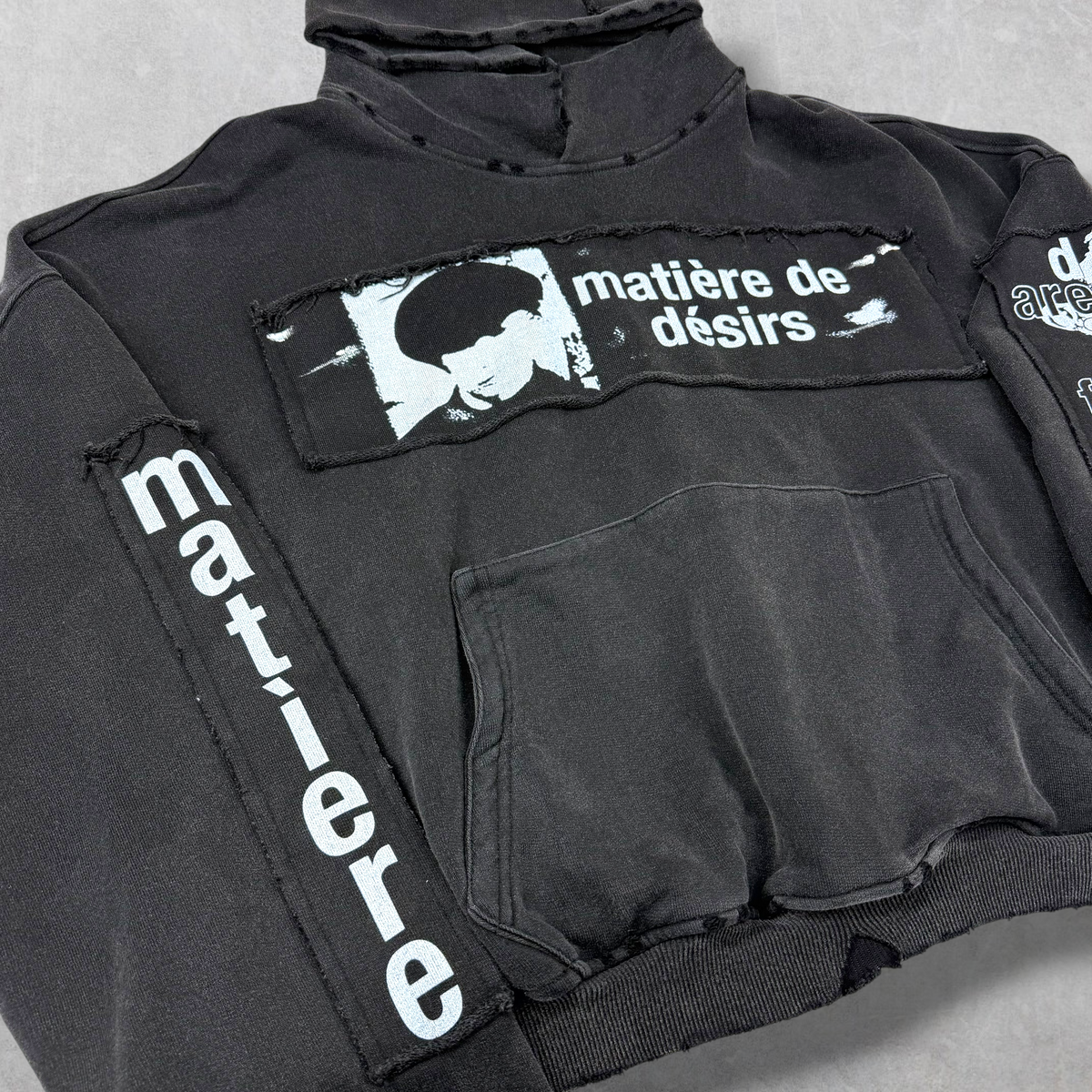 Matière de Désirs Encore Trashed Hoodie XXL