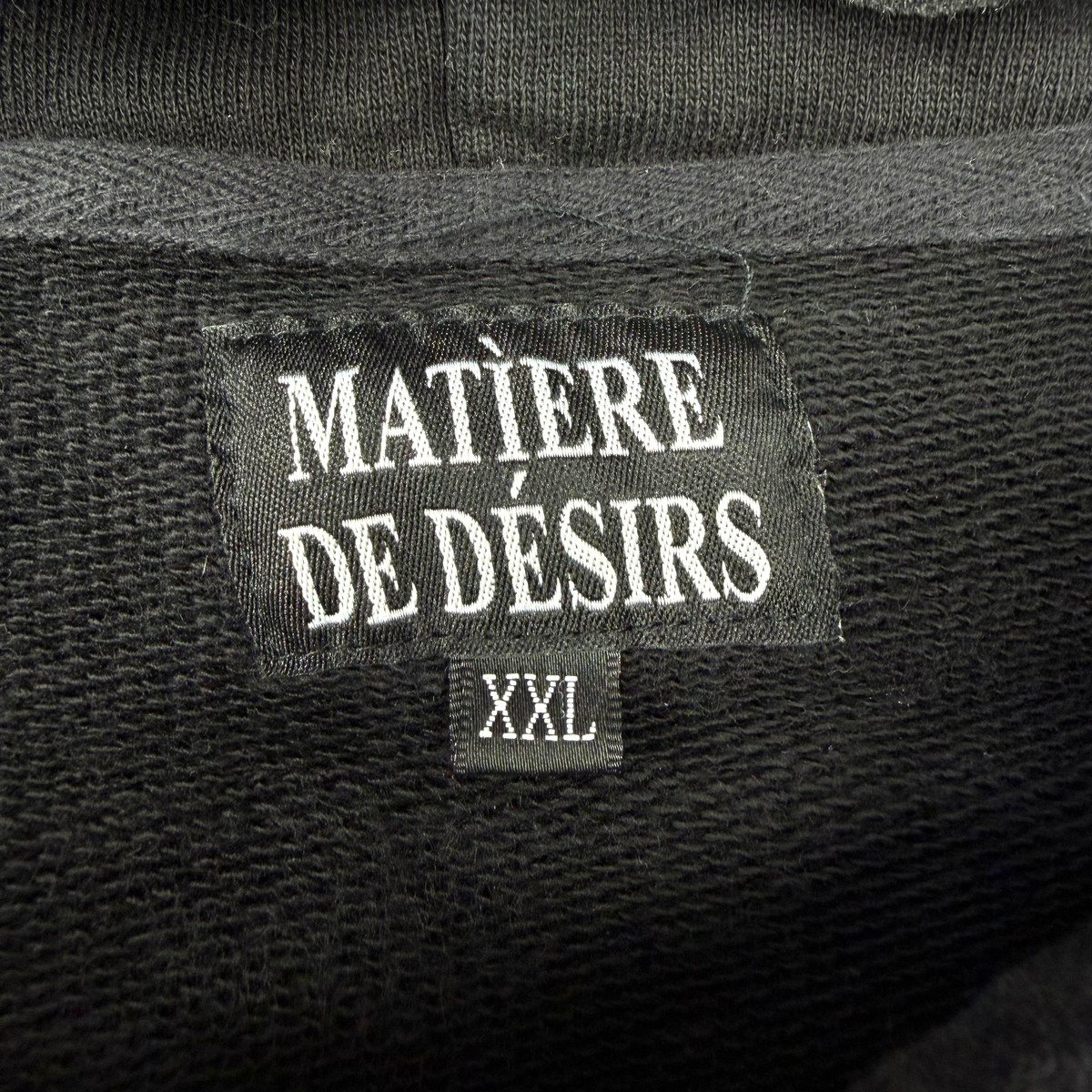 Matière de Désirs Encore Trashed Hoodie XXL
