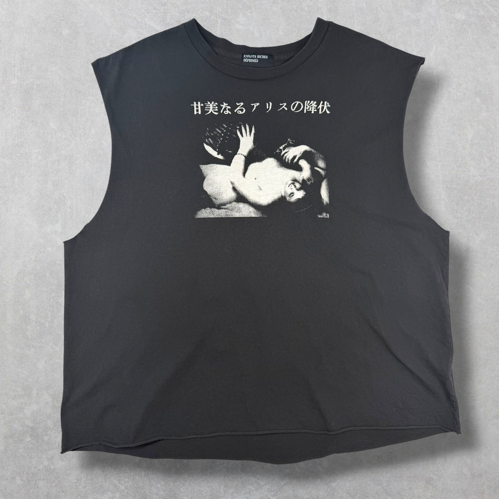 Enfants Riches Déprimés 'Sweet Surrender of Alice' cutoff tee XL