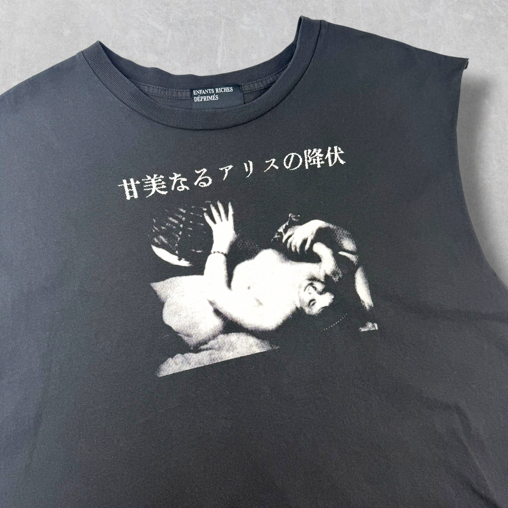 Enfants Riches Déprimés 'Sweet Surrender of Alice' cutoff tee XL