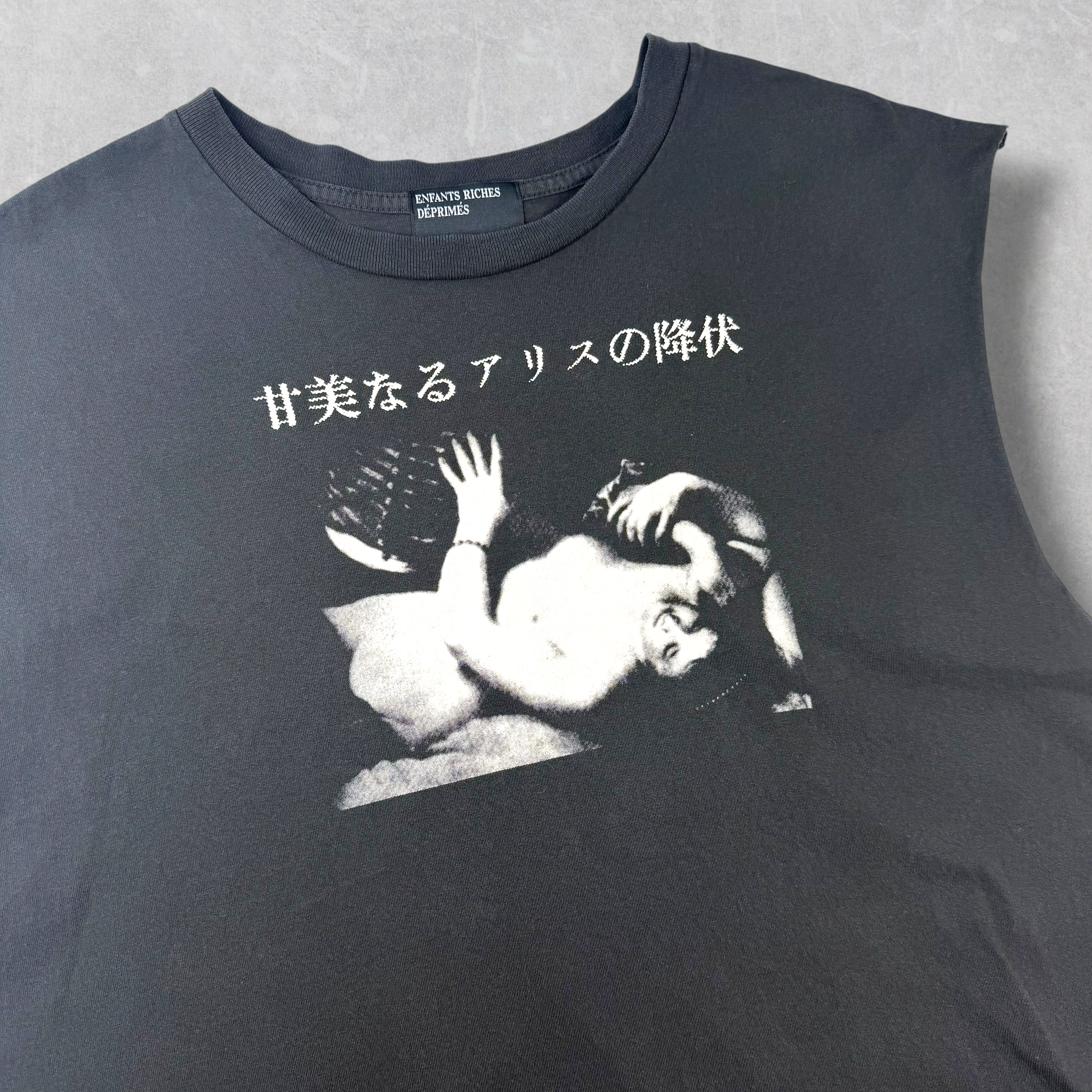 Enfants Riches Déprimés 'Sweet Surrender of Alice' cutoff tee XL