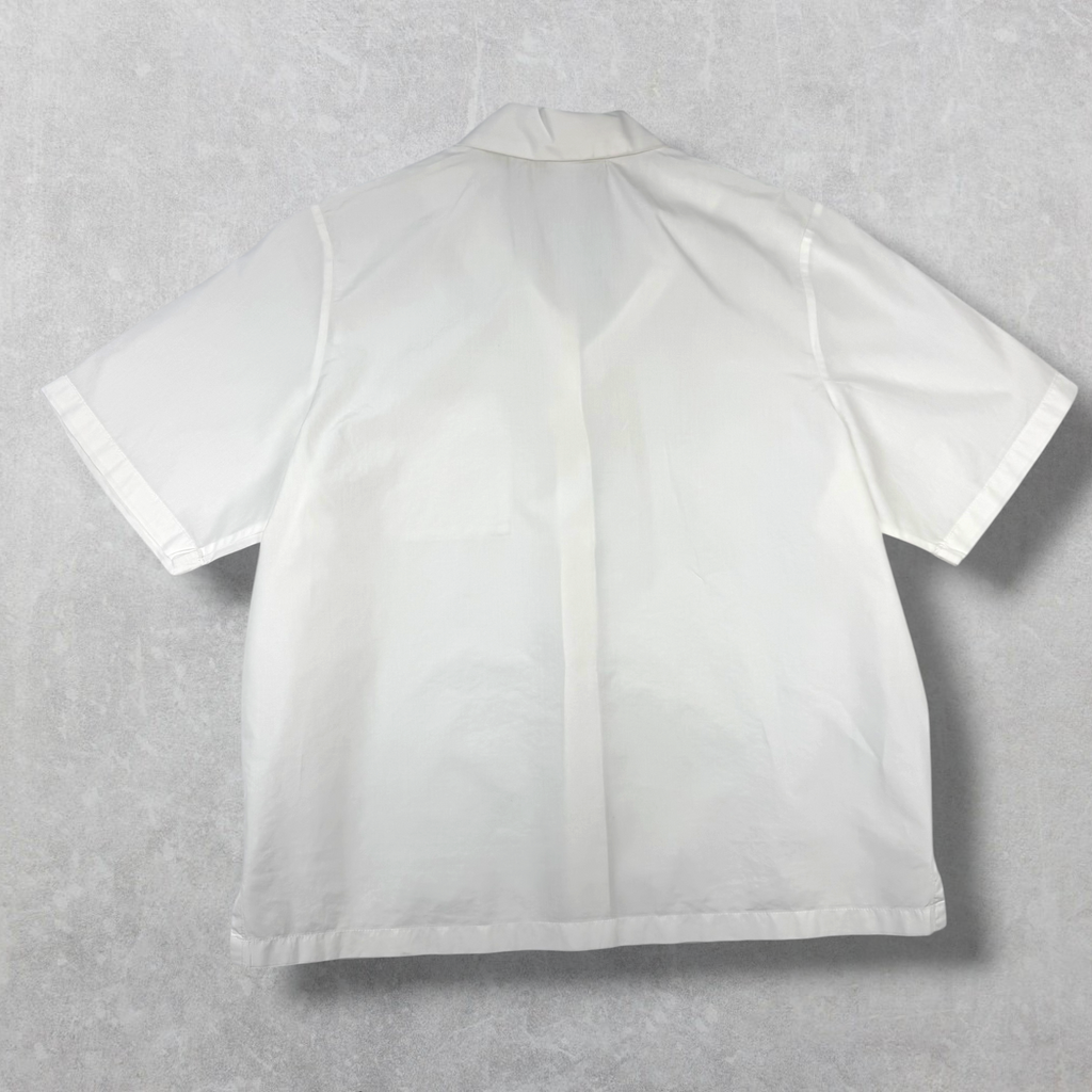 Chrome Hearts CH Embroidered White Button Up Shirt S