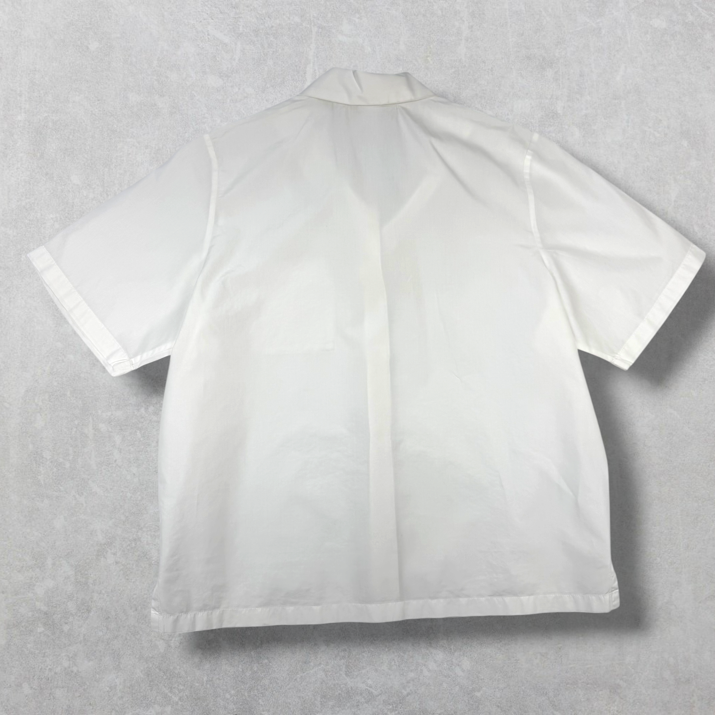 Chrome Hearts CH Embroidered White Button Up Shirt S