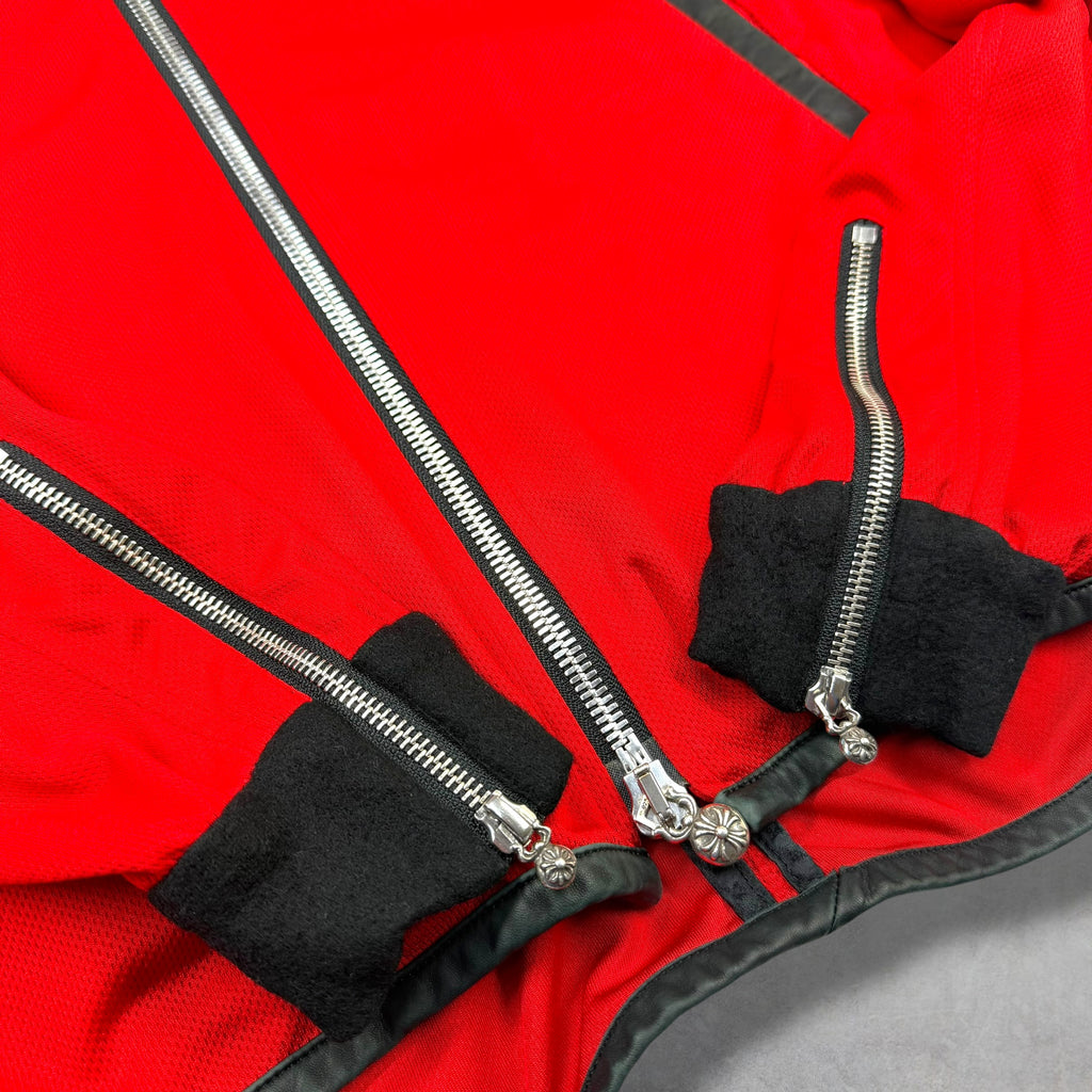 Chrome Hearts Horseshoe Logo Zip Up Track Jacket L