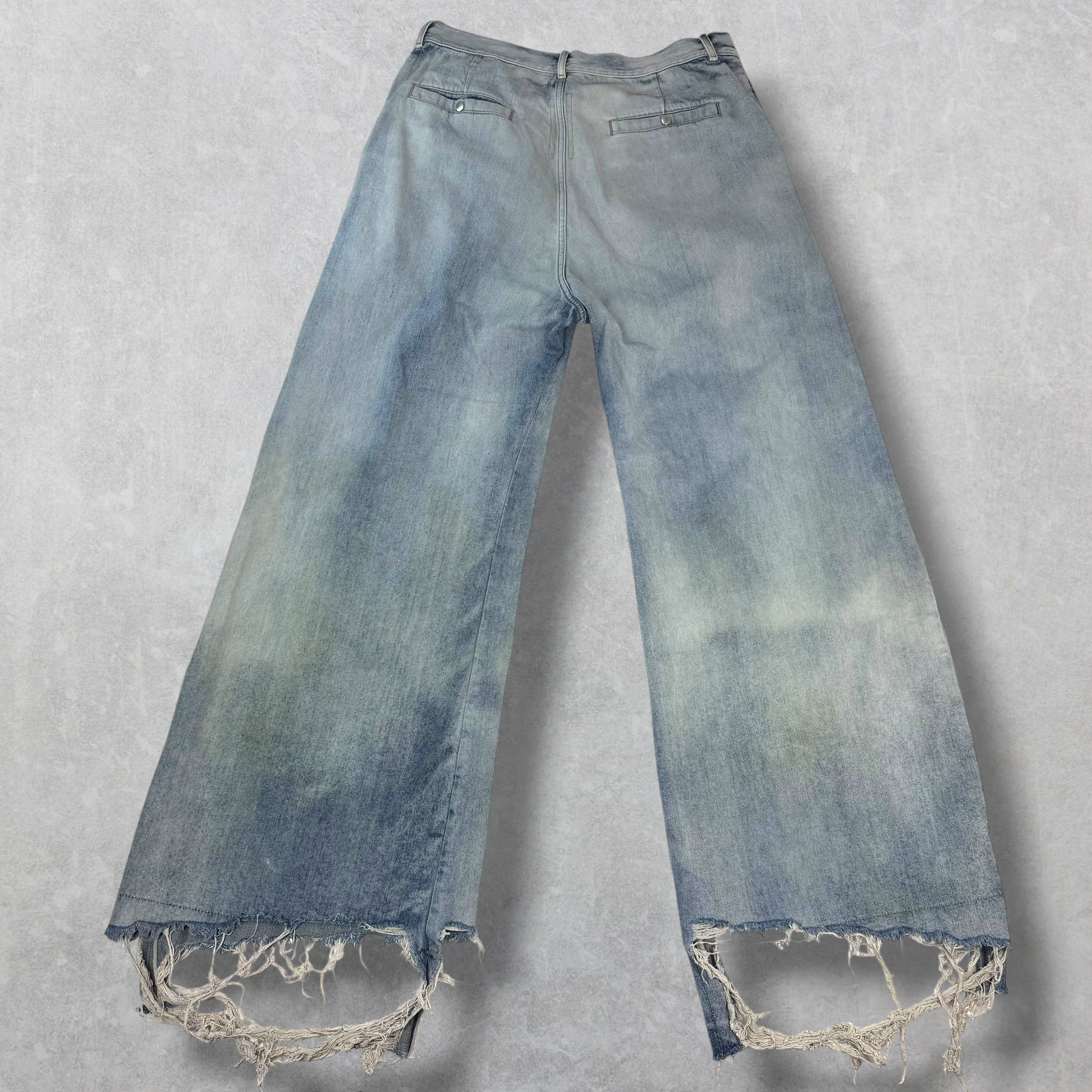 Rick Owens Tailored Belas Pearl/Acid Degrade Jeans 56 (38)