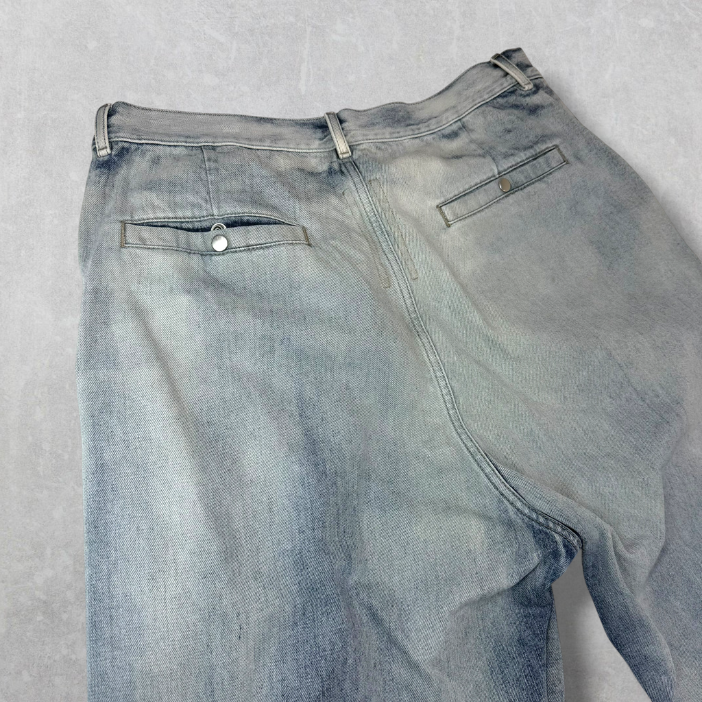 Rick Owens Tailored Belas Pearl/Acid Degrade Jeans 56 (38)