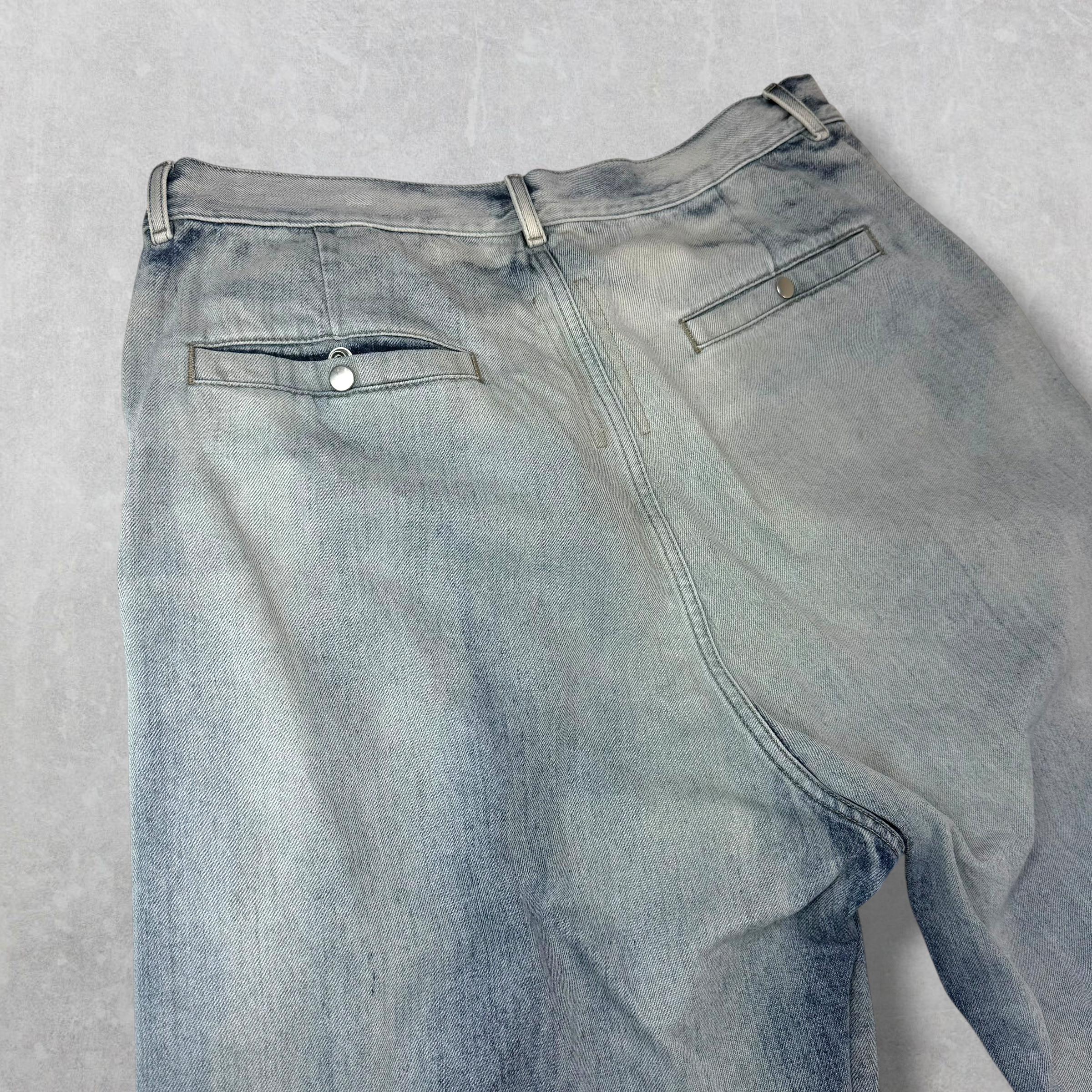 Rick Owens Tailored Belas Pearl/Acid Degrade Jeans 56 (38)