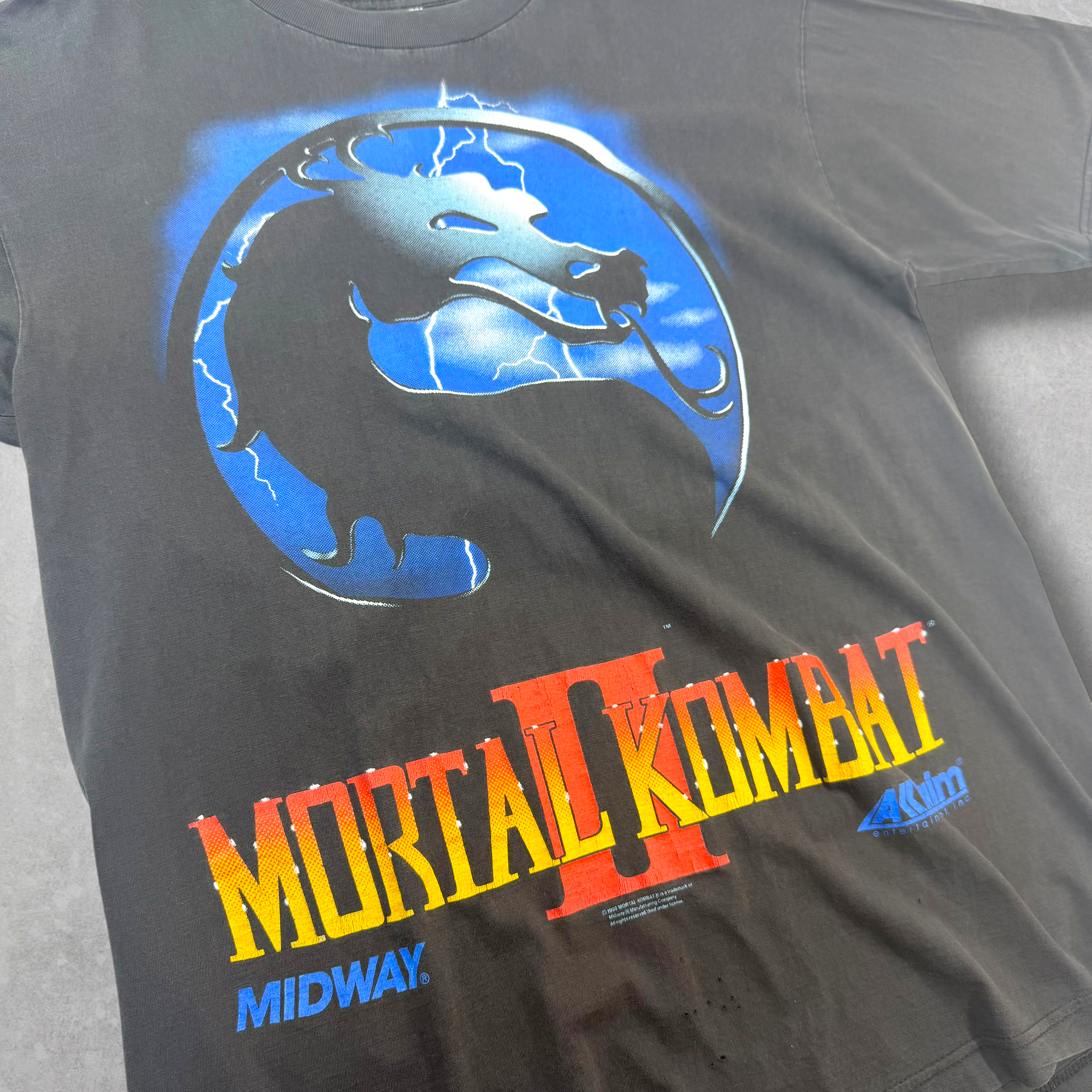 Vintage 1992 Mortal Kombat II Tee XL