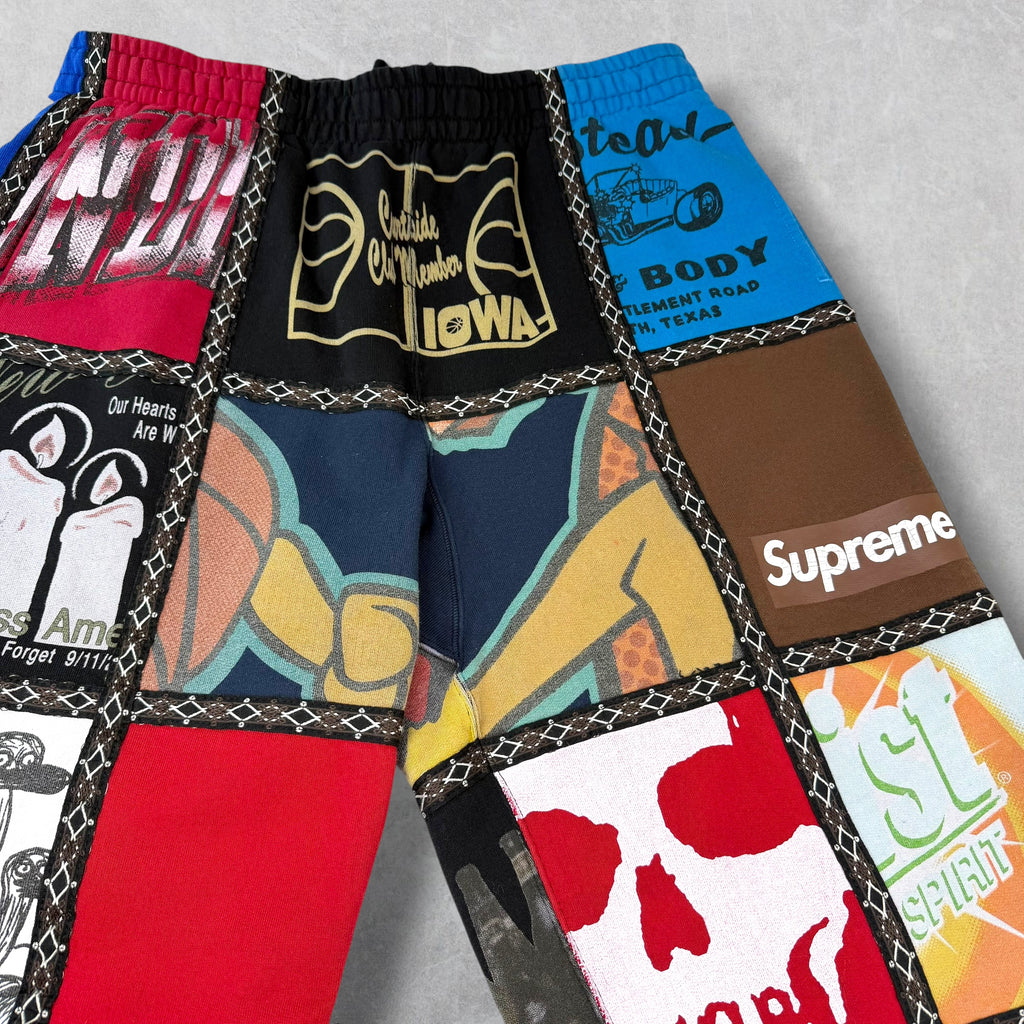 Supreme Number (N)ine Patchwork Sweatpant L