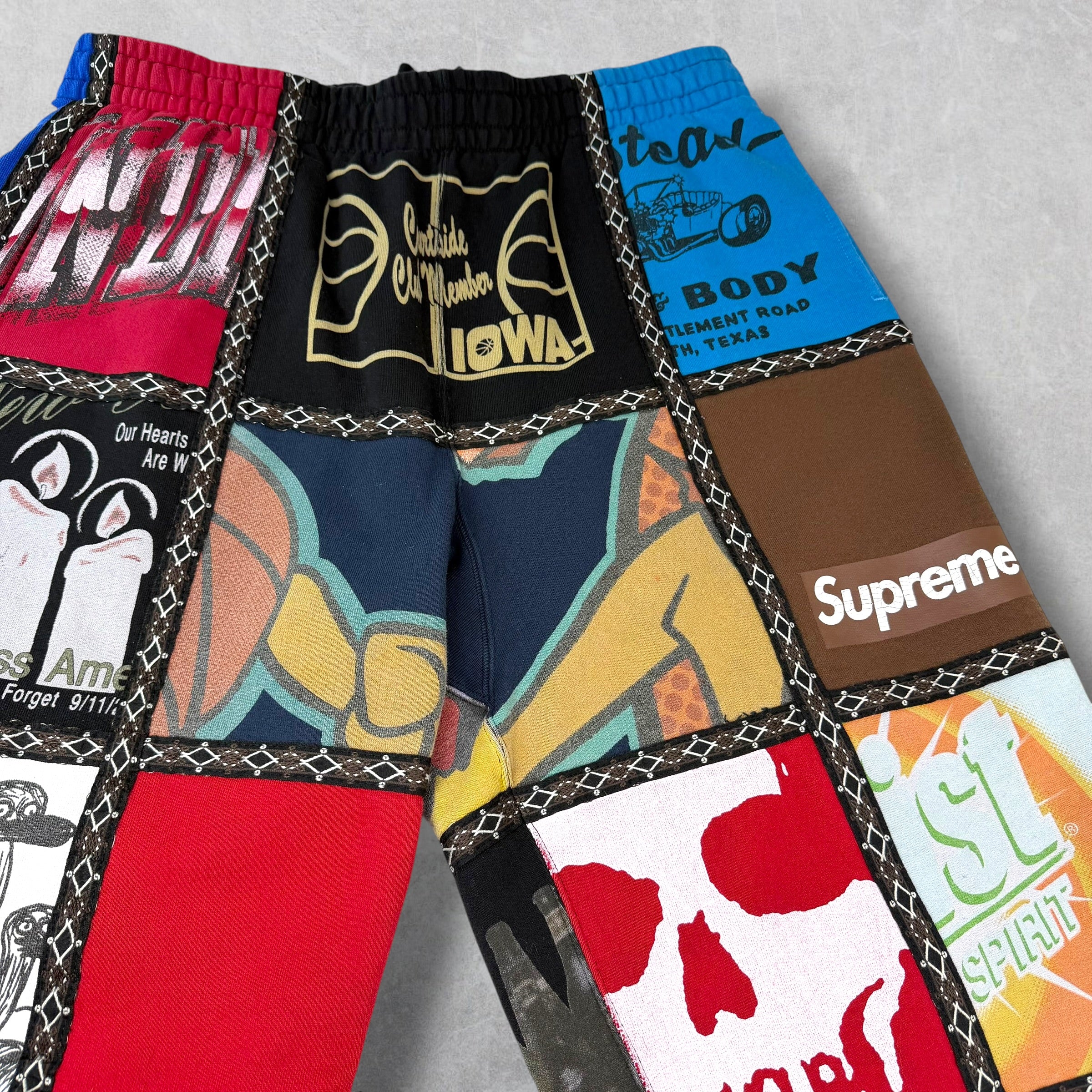 Supreme Number (N)ine Patchwork Sweatpant L
