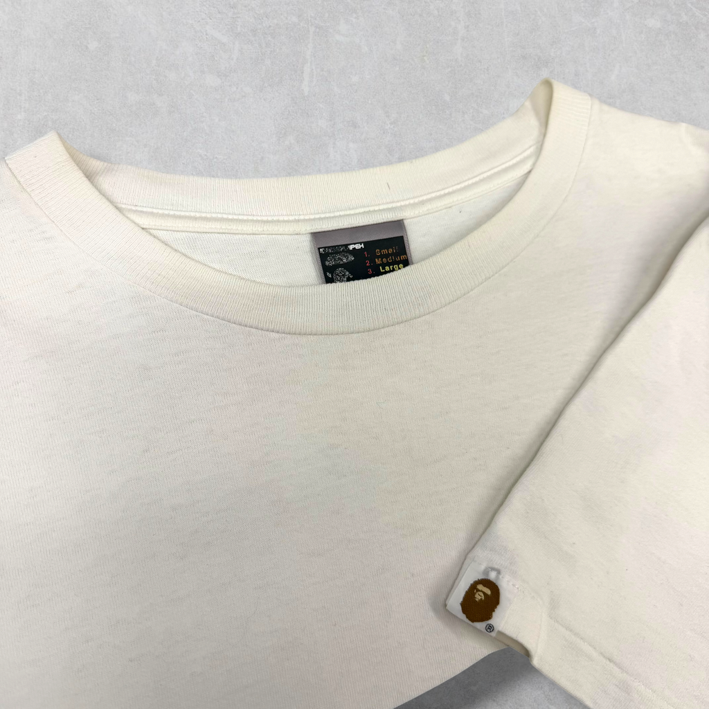 Bape Nigo Hand-Printed "Soup Can" Tee L