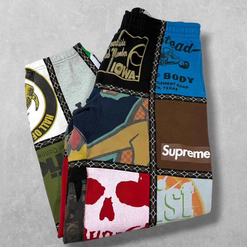 Supreme Number (N)ine Patchwork Sweatpant L