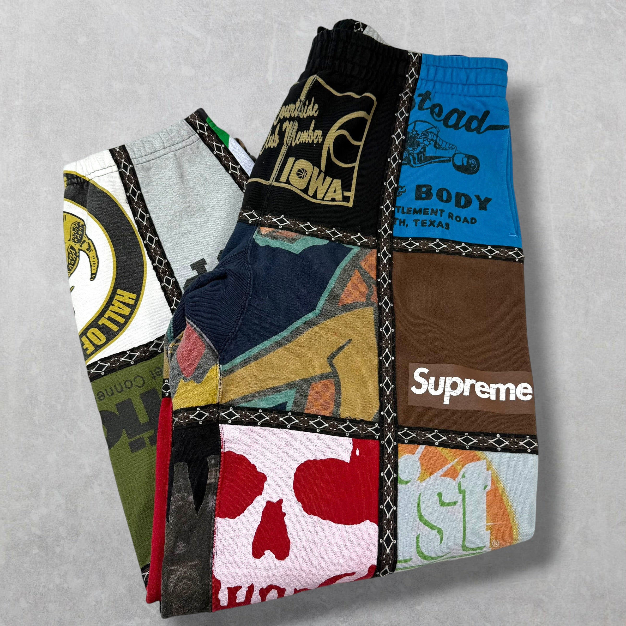 Supreme Number (N)ine Patchwork Sweatpant L