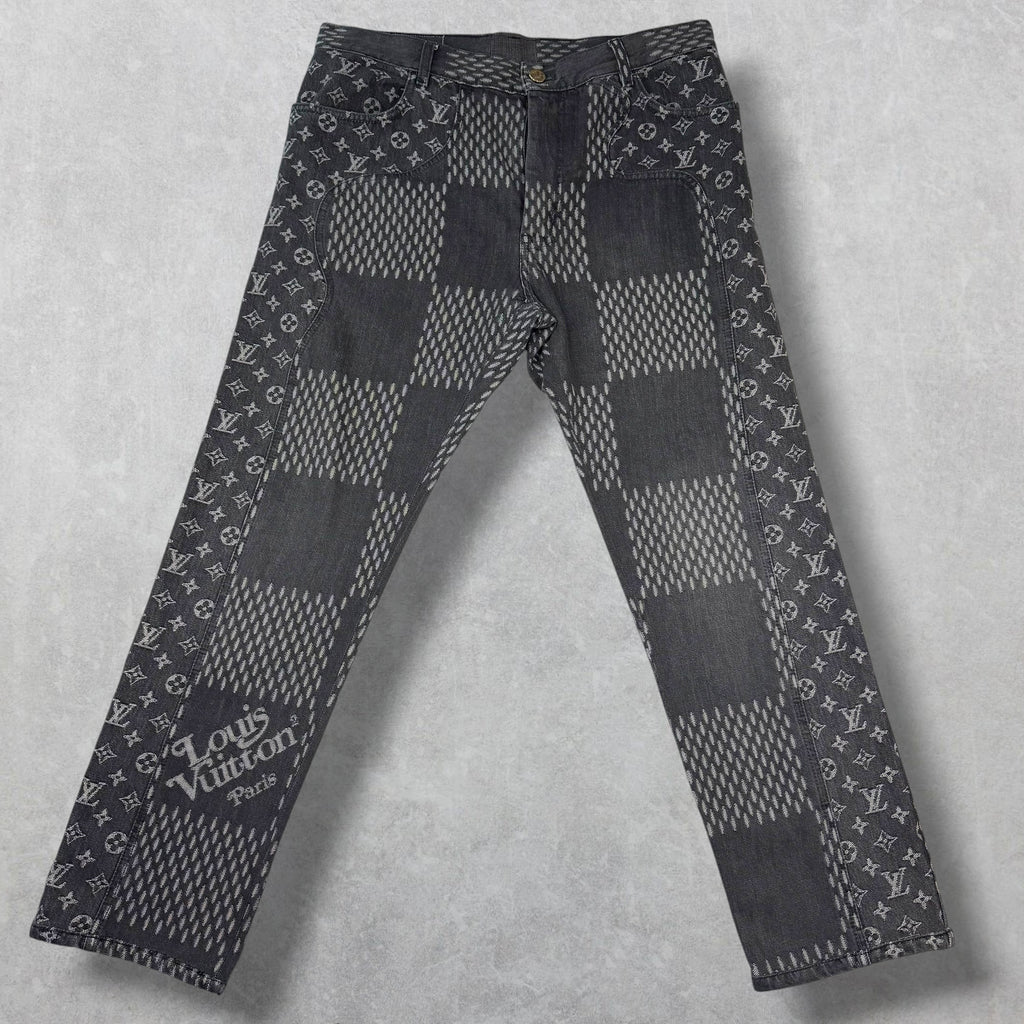 Louis Vuitton Nigo Giant Damien Monogram Waves Pants 32 (34)