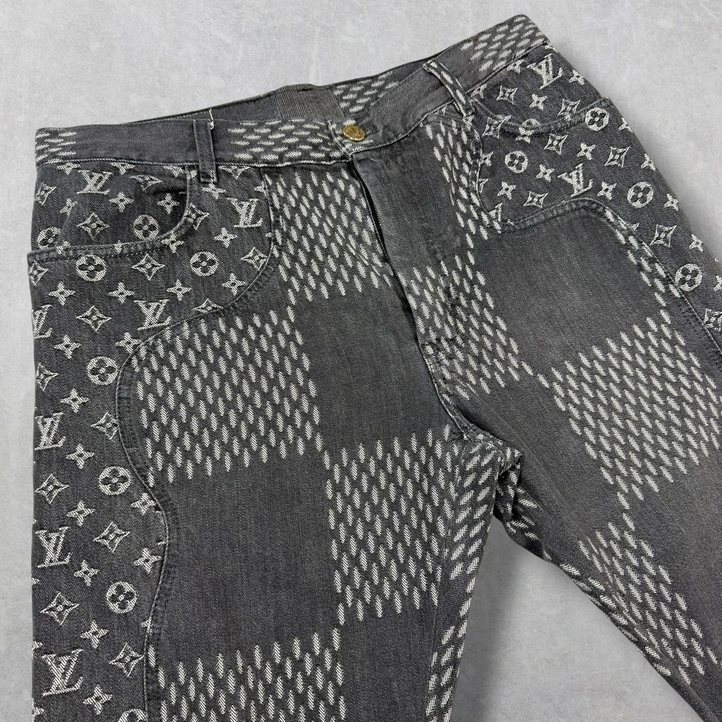 Louis Vuitton Nigo Giant Damien Monogram Waves Pants 32 (34)