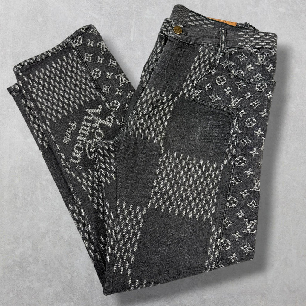 Louis Vuitton Nigo Giant Damien Monogram Waves Pants 32 (34)