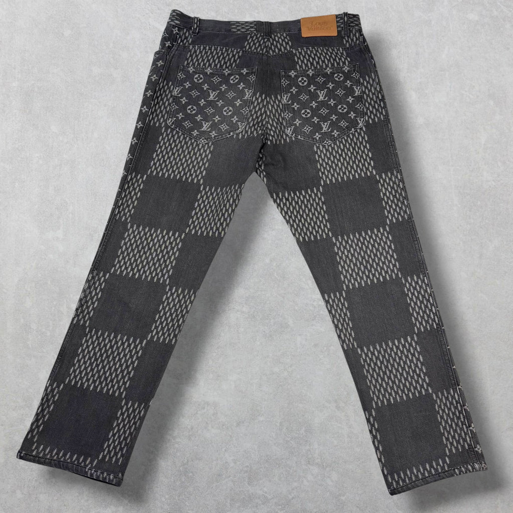Louis Vuitton Nigo Giant Damien Monogram Waves Pants 32 (34)