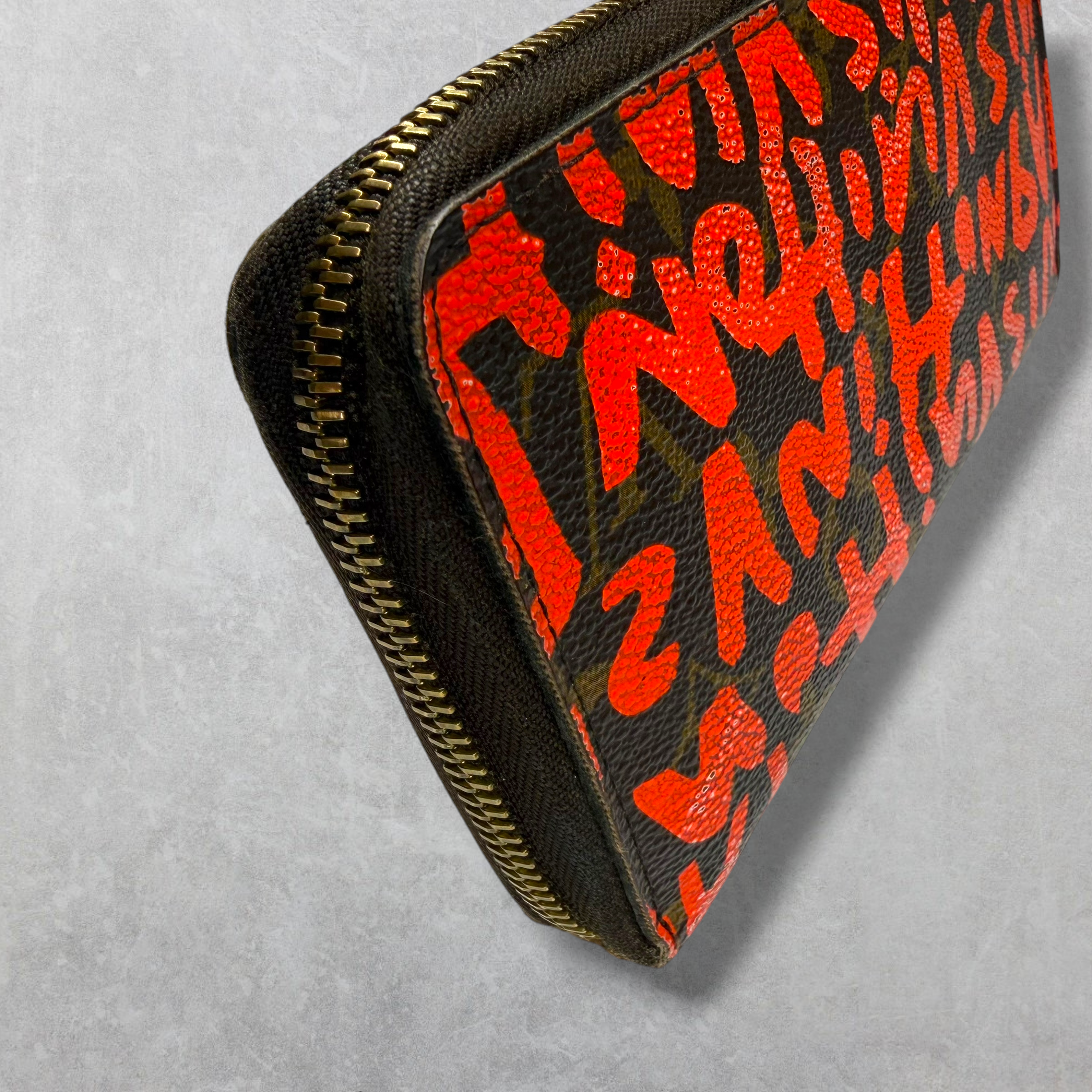 Louis Vuitton Monogram Stephen Sprouse Orange Graffiti Zippy Wallet